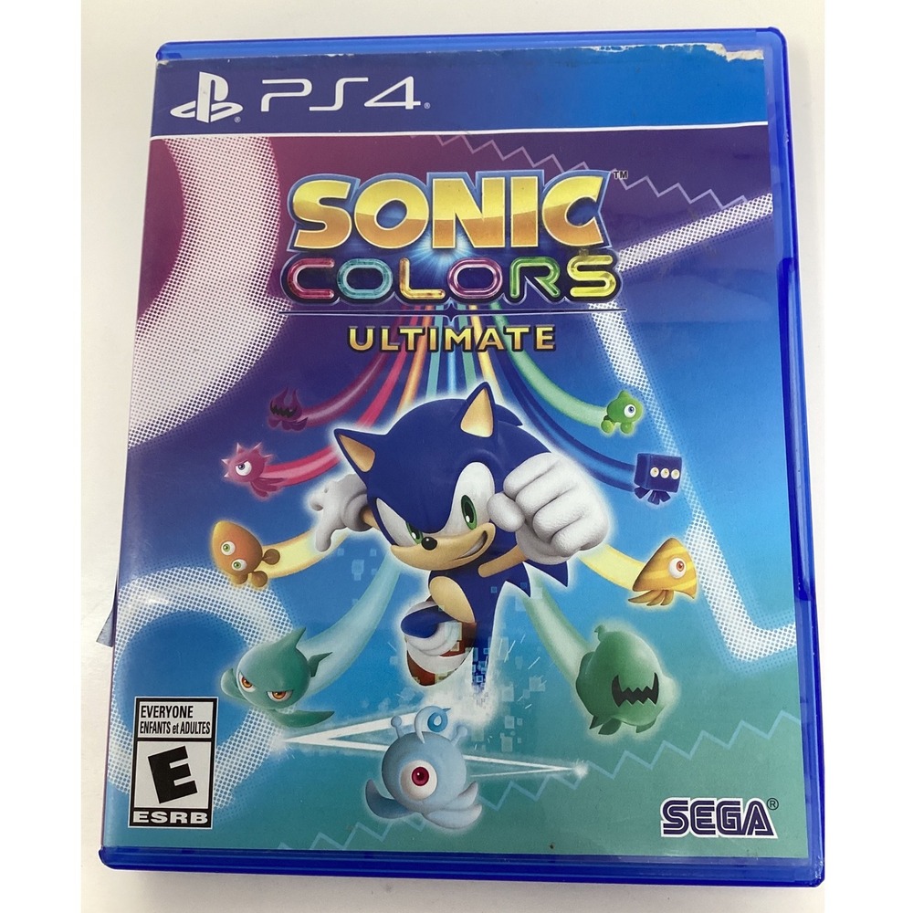 SONIC COLORS ULTIMATE PlayStation 4 PS4 Video Game SEGA